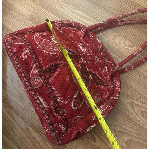Vera Bradley Shoulder Bag Paisley Mesa Red - Picture 9 of 9